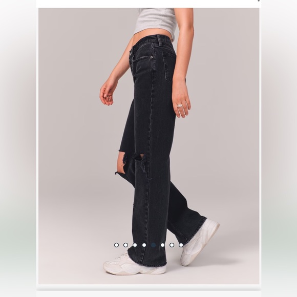 Abercrombie 90s Baggy Low Rise NWT - Picture 3 of 5